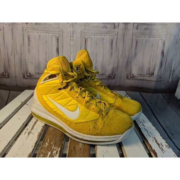 Nike air Max 360 basketball shoes sneakers yellow 395781-700
